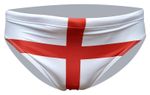 ACCLAIM England St George Sports Fit 6 cm Brief Swimming Trunks Front Print 2026