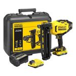 STANLEY FATMAX 18V V20 16 Gauge  Nailer 2 x 2.0Ah Kitbox SFMCN616D2KQ-GB