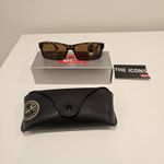 RARE Ray-Ban RB4151 Rectangular Tortoise Sunglasses with Case