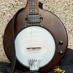 Gold Tone electric 5 String Closed Back Satin Brown Wood w/ Bag