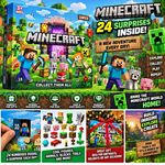 Minecraft Christmas Advent Calendar 24 Items Numbered Doors Figures