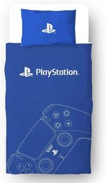 Sony Playstation Single Duvet Cover PS5 Hand Controller Design Bedding Set