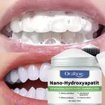 Hydroxyapatite Tooth Powder Whitening Enamel Repair Fresh Breath Cool Mint