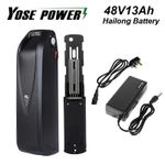 48V13Ah Down Tube E-Bike Battery Electric Bicycle Li-ion Pack Lockable USB