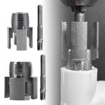 Integrated Internal & External Pipe Threading-Tool, PVC Pipe Threader Kit, 2PCS