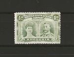 RHODESIA 1910/13 121 1/2d Olive-Green MINT