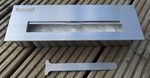 DIY BIO-fireplace burner insert medium 1.2l adjustable lid with ceramic wool