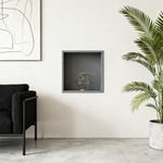 30x30cm Bathroom Shower Niche 304 Stainless Steel Recessed Wall Storage Shelves