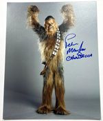 Peter Mayhew Signed 10x8 Photograph - Star Wars Chewbacca Autograph - Bold Auto