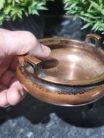 Old Thick Solid copper incense burner bowl , from an Estate sale .
