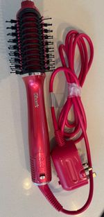 Shark Glossi 2-in-1 Hot Brush & Air Glosser HT302UK Pink Used Once Excellent