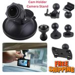 Universal Car Mounted Recorder Suction Cup Bracket Dash Cam Holder Camera Stand