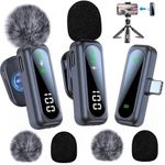 New Wireless Lavalier Microphone Clip Mic For iPhone iPad Samsung Recording Vlog