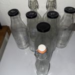 Job Lot Of 8x Bottles Empty For Storage Use. All In Very Good To Acceptable