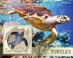 SIERRA LEONE TURTLES STAMPS 2016 MNH LOGGERHEAD SEA TURTLE REPTILE WILDLIFE