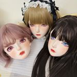 (Sale! Free shipping!) crossdressing Handmade bjd doll kigurumi mask cosplay