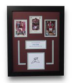 JOE COLE Framed West Ham United SIGNED Autograph Card Memorabilia Display COA