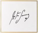 AYRTON SENNA HAND-SIGNED AUTOGRAPH DATED 1992 WITH SENNINHA MAGAZINES & FIGURE