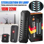 Aquarium Fish Tank UV light Sterilizer Water Clarifier Algae Remov 18W-22W