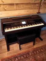 Yamaha Clarinova CVP-203 Electronic Digital Piano Keyboard Stool & Sheet Music