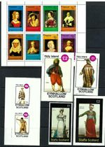 GB LOCALS, CINDERELLA EYNHALLOW,  STAFFA, MNH.