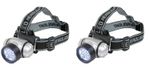 2X Head Torch Lamp Headlamp 12 Led Battery Operated Work Home Running Walking