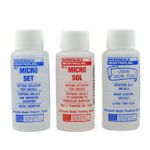 MicroScale Industries Micro Sol & Micro Set & Liquid Decal Film - Pack of 3