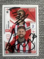 Lincoln City Sonny Bradley Ryley Towler Hand Signed Panini 2025/2026 EFL Sticker