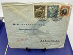 1939 Chile Overprint Airmail Valparaiso to New York, N.Y.