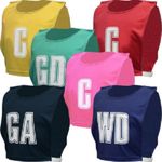 Team Netball Football Bibs Position Sports Yellow Bib Full Set Of 7