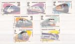 MADAGASCAR 1993, LOCOMOTIVE stamped cab set; LOCOMOTIVES superb used set
