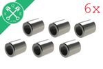 6x weld-in nut 1/8" NPT weld-in sleeve stainless steel exhaust temperature EGT Senso