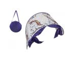 Pop Up Magical Unicorn Bed Canopy Night Dream Screen Bed Tunnel Tent Age 3+