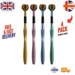 4-Pack Dr. Barman’s-style Superbrush Standard Adult Toothbrush (UK)