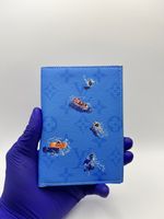 Louis Vuitton Pool Passport Cover Blue Lagoon in Canvas