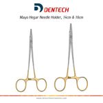 MAYO HEGAR NEEDLE HOLDER 14 & 16 cm DENTAL SURGICAL VETERINARY INSTRUMENT TOP Q