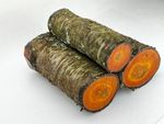Wild Cherry wood log blank for woodturning or carving. 300mm (12") long