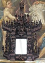 TIBETAN SHRINE HAND CARVED 1880  FREE SHIPPING TO ENGLAND