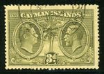 CAYMAN ISLANDS 75 SG90 Used 1932 3p KWIV & KGV CV$7