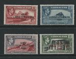 Gibraltar: 1950 George VI New Constitution Set  SG140-143 MNH [A60/S879)