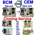Volvo S40 V40 V50 S60 V60 XC60 V70 XC70 S80 XC90 BCM CEM Module Cloning Service