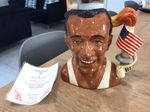 ROYAL DOULTON JESSE OWENS LARGE CHARACTER JUG WITH COA - D7019.