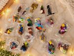 Mini brick figures, bundle