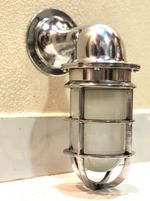 Polished Aluminum Swan Neck Nautical Wall Mount Light – Marine Style Fixture