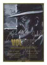VOLBEAT ENTIRE GROUP AUTOGRAPHED SIGNED A4 POSTER PHOTO PRINT