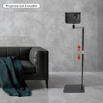 Projector Stand, 360° Swivel Projector Stand, Adjustable Height Projector Stand