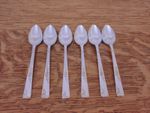 Superb Set 6 Coffee Spoons - Silver Plated - Made in Sheffield - Floral Handle