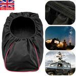Car Winch Cover Black Waterproof Anti-dust Soft Winch Cover for Driver Recovery