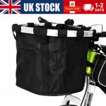 Bicycle Front Basket Bike Handlebar Pet Dog Cat Carrier Bag Collapsible Folding