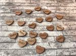 Baby Shower Decorations x 100 Unisex Love Hearts Wooden Table Christening